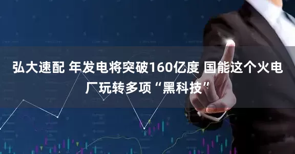 弘大速配 年发电将突破160亿度 国能这个火电厂玩转多项“黑科技”